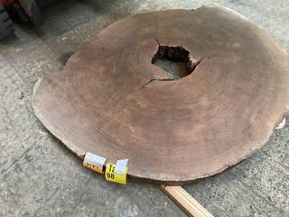 Guyana Teak houten schijf 1300mm